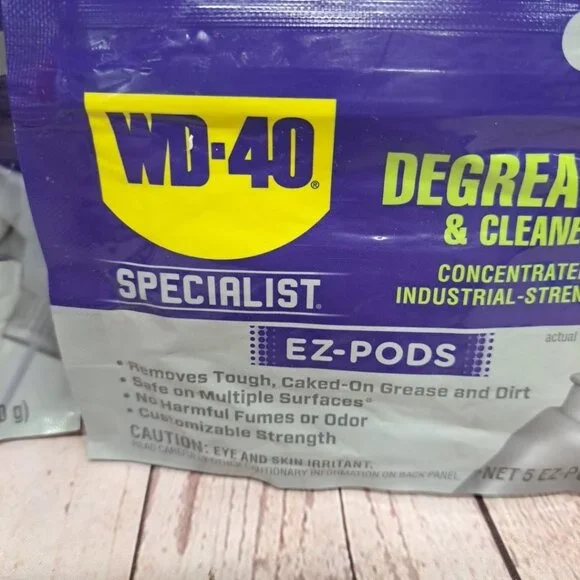 2 Packs,WD-40 Specialist Industrial-Strength Degreaser EZ-PODS, 5 Pods Per Pack - Picture 3 of 5